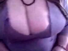 Big 38Kk Teasing Large Titted Cleavage