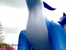 Miss Maskerade Compilation Rubber Doll Playing And Pop Balloon - Looner Fetish In Full Latex