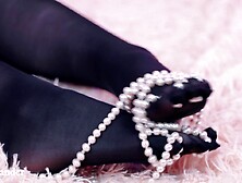 Flawless 5 finger hose close up slow relaxed romantic 4k movie foot fetish nylon