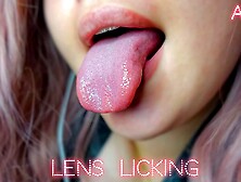 ASMR LENS LICKING???? & FOGGING,  SLURPS | Close Up & Far ( Mouth Sounds ) | ЛИКИНГ ЛИНЗЫ