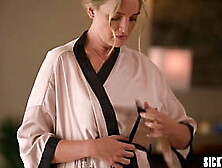 Oriental cutie drank large ramrod and hawt teen enjoyed hardcore trio sex after fellatio