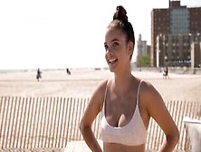 Hottie Beach Volleyball Tournament With Barbara Palvin