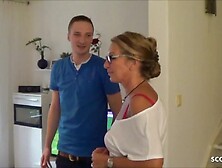 German Wife Bang Deliver Chap And Cuckold Spouse See