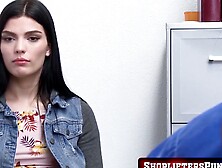 3Way FFM Threesome with Sexy Latina Babe Sandra Laine - Naughty America