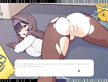 Tsundere Milfin [ HENTAI Game ] Ep. 3 public creampie my muslim boss tight pussy at work