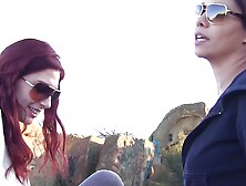 Twistedvisual - Outdoor Lesbian Pussy Eating With Brunette Milf Dana Vespoli And Ashlyn Molloy