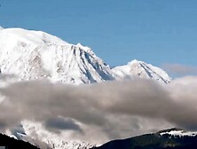 Big Sexy Boobs Mature Blonde And Young Guy Have Sensual Sex In The Mountains