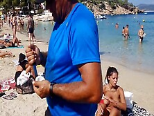 Ibiza Beach Topless Bitch Secretly Filmed