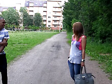 Madelyn in one of the hottest girls gets fucked in the park