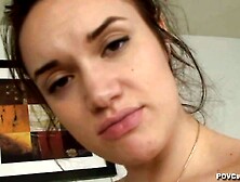 Hawt Wife Cuckold Cunt Creampie eating sissy in Chastity Keyholding large dick Screwing And Sucking Large Schlong During The Tim