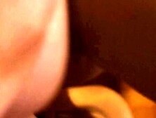 Big Jugs Natasha Nice is playing with her dildo before Tranny Tori Easton interrupts