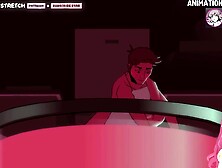 Brunette hair Beauty Lets Herself Be Fed Cum Until This babe Gets Chunky (Squashystretch Animation) - Jazziuu