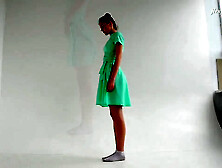 Alla Sinichka - Dressed Flexible Brunette