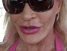 One Of The Best Bitch In Chastity Suc A Dic In Public