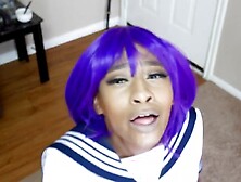 Black School Gyal Gets Horny & Fucked Herself (18+)