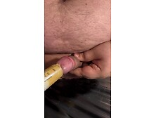 Solobdsmman - 158 injection inside my Petite ramrod (applesauce)