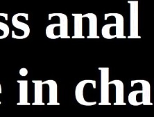 Headmistress anal footing serf in chastity - short version