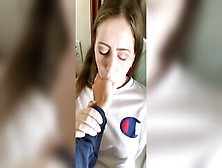 Creampie In Washroom During The Time That People Are Home (Intensive Orgasms)