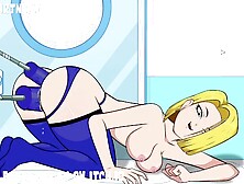 Hole House Gameplay - Android 18 Double Dildo Machine Anal Cream-pie
