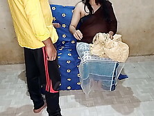 In the in-laws' house,  the son-in-law kissed the mother-in-law for the first time! Porn in clear Hindi voice