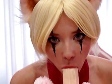 Insatiable Neko Female Deep Deepthroats and Tough Pounds till Jism on Cunny after PornGame POINT OF VIEW