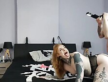 Azura Alii 2nd Cam Angles Of Her Rough Anal Scene,  Behind The