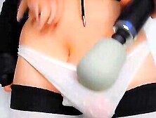 Cumshot Sprayed Through Panties