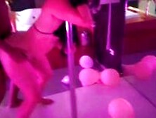 Big-Ass Latina Stripper Takes It In The Ass In Vip