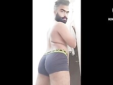 Hairy,  Desi Gay Enjoys Hot Solo Session With Explosive Climax