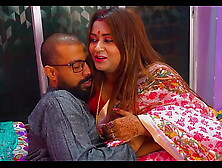 Ravishing Attractive Desi Wifey Seducing Fiance Having Romantic Sex On Anniversary In Hindi