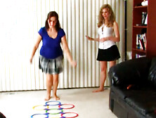 An energetic strip game with lots of hopping and bouncing
