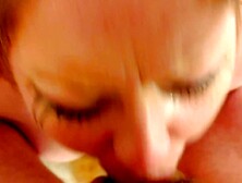 Princess threw up on my dick in her first deepthroat and keeps going.