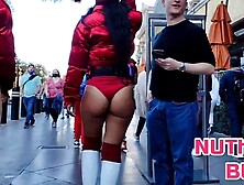 Burlesque On Streets Of Vegas