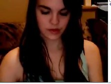 Hot little tease in the webcam