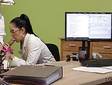 Teen Office Worker Gets New Experience Having Sex For Cash