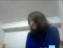 Chinese girl show tits on webcam