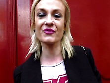 Cougar Orgy In A Car,  Threesome,  Blonde And 3 Cocks 17 Min