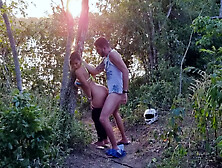 I Took My Stepsister-in-laws Pregnant Stepdaughter For A Walk In The Woods!