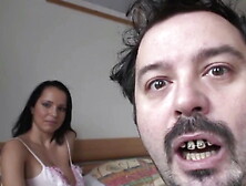 Ugly Man With Small Cock Tries To Fuck College Babe