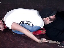 HardTied's Sexy Redhead Babe Gets Kinked Up In Bondage Adventure