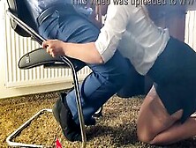 My Homemade Secretary Giving The Boss A Head Under The Desk