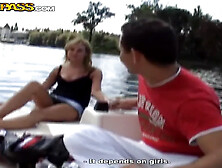 Public And Very Hot Sex On A Boat With A Hottie