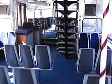 Dilettante public porn on a ferry