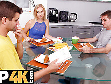 Jenny With Tan Lines Drilled By Bfs Dad In The Bathroom