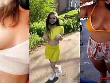 25 Shameless Girls Naked Challenges Inside Outside