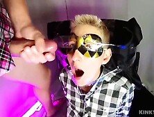 Dude inside cunt with mouth's underwear fucks a bound Emily into her