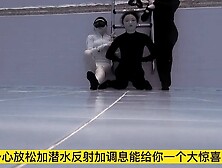 Underwater breath hold practice