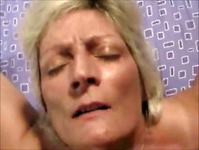 Blonde Cougar Loves The Feeling Of Hot Cum All Over Her Face. Wmv