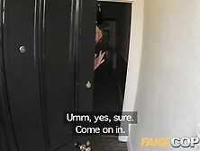 Fake Cop Bad policeman gets after hours anal