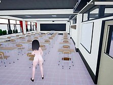 Naked Risk 3D [Hentai game PornPlay ] Exhibition simulation in public building